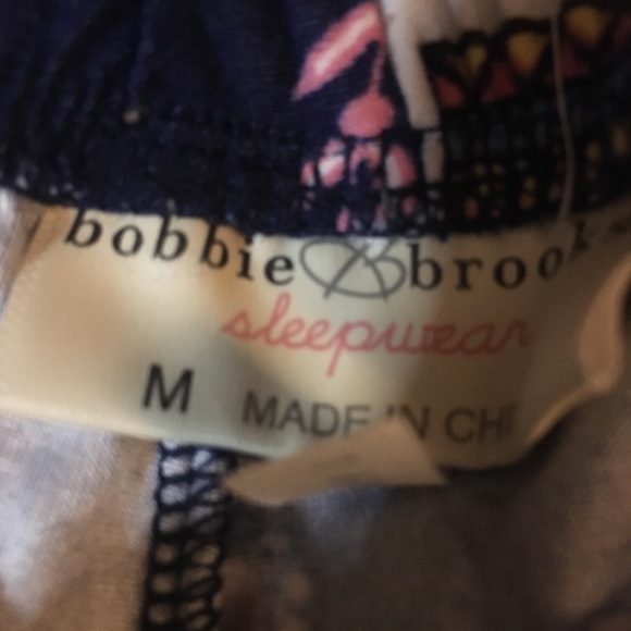 Dark blue llama pajama bottoms - Picture 2 of 2